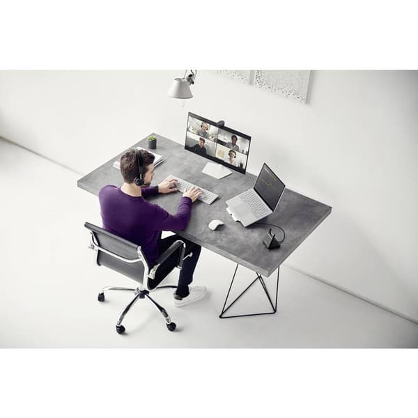 Jabra PanaCast 20 4K-Webkamera 3840 x 2160 Pixel Mikrofon, klämfäste, Inbyggd täckpanel