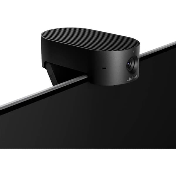 Jabra PanaCast 20 4K-Webkamera 3840 x 2160 Pixel Mikrofon, klämfäste, Inbyggd täckpanel