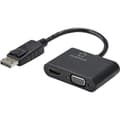 Miniatyrbild 1 av 3: Renkforce RF-4505752 DisplayPort / HDMI / VGA Adapter [1x DisplayPort hane - 1x HDMI hona, VGA hona] Svart 15.00 cm