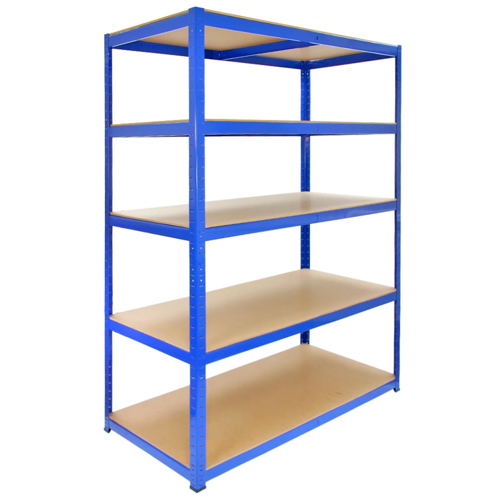 Monster Racking 5 x T-Rax förvaringsställ 120cm L x 60cm B - blått | Monstershop
