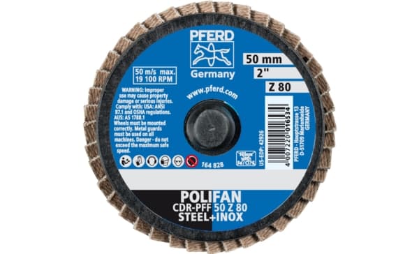 PFERD CDR PFF 50 Z 80, Metall, 10 stykker