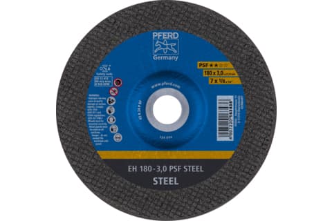 PFERD EH 180-3,0 PSF STEEL, Terästä, PFERD, 2,22 cm, 18 cm, 8500 RPM, 25 kpl