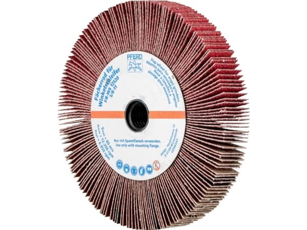 PFERD 44782808, Klaffhjul, Rustfritt stål, 12200 RPM, Rund, 12,5 cm, 20 mm
