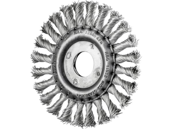 PFERD RBG 11512/22,2 INOX 0,50, 11,5 cm, 11,5 cm, Stål, Icke-järnmetaller, brons, Rostfritt stål, Gjuten aluminium, 12500 RPM