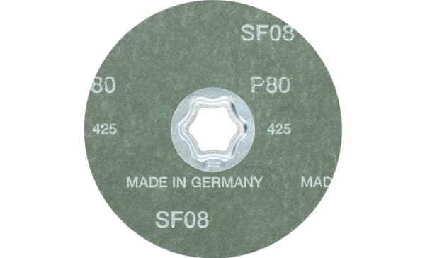 PFERD CC-FS 125 SiC 80, Ikke-jernholdig metall, Bronse, Plast, Aluminium, PFERD, 12,5 cm, 12200 RPM, 25 stykker