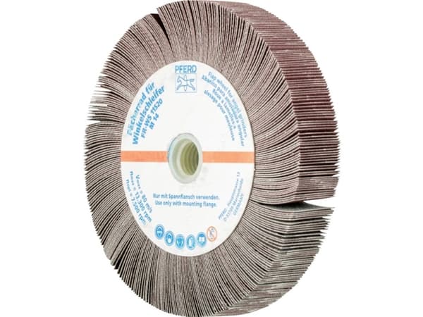 PFERD 44781532, Flikhjul, Universal, Aluminiumoxid, Rund, 11,5 cm, 20 mm