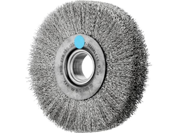 PFERD POS RBU 12528/14,0 INOX 0,30, 12,5 cm, 12,5 cm, Terästä, Kirjometalli, Pronssi, Ruostumaton teräs, Alumiini, 6000 RPM