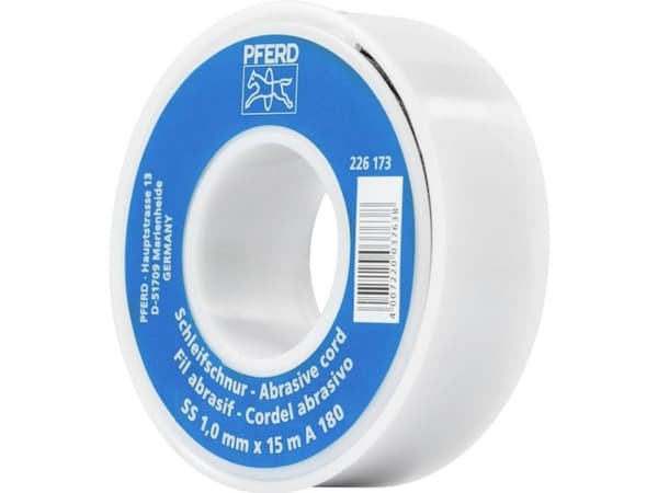 PFERD SS 1,0 mm x 15 m A 180 45019003 Sandpappersrulle Kornstorlek 180 (Ø x L) 1 mm x 15 m 1 st