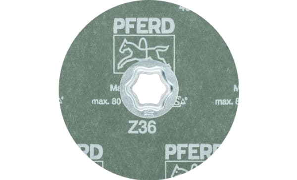 PFERD CC-FS 125 Z 36, Terästä, valurauta, Kirjometalli, Pronssi, Ruostumaton teräs, Kupari, PFERD, 12,5 cm, 12200 RPM, 25 kpl