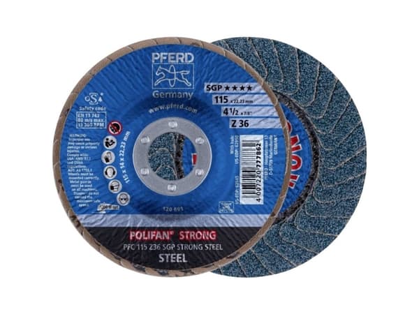 PFERD PFC 115 Z 36 SGP STRONG STEEL, Metall, 13300 RPM, 11,5 cm, 10 stykker
