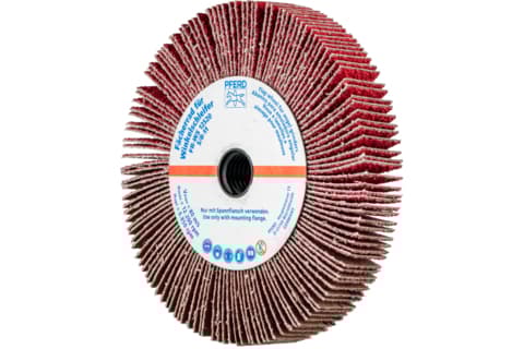 PFERD 44782804, Flikhjul, Rostfritt stål, 12200 RPM, Rund, 12,5 cm, 20 mm