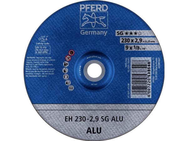 PFERD 4007220538548, Roterende fresestål, Metall, 6600 RPM, Blå, 23 cm, 2,9 mm