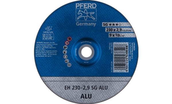 PFERD 4007220538548, Roterende fresestål, Metall, 6600 RPM, Blå, 23 cm, 2,9 mm