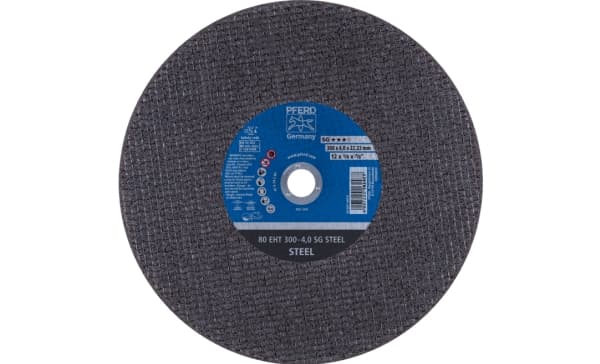 PFERD 80 EHT 300-4,0 SG STEEL/22,23, Stål, Gjutjärn, PFERD, 2,22 cm, 30 cm, 5100 RPM, 20 styck