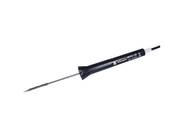 TOOLCRAFT MS-7512 Loddenål 12 V 7.5 W Spidsform +425 °C (max)