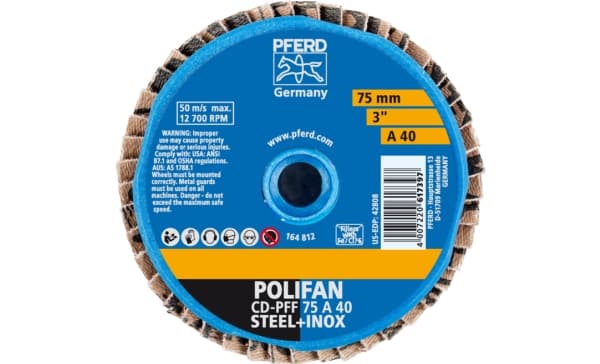 PFERD CD PFF 75 A 40, Metall, 10 stykker