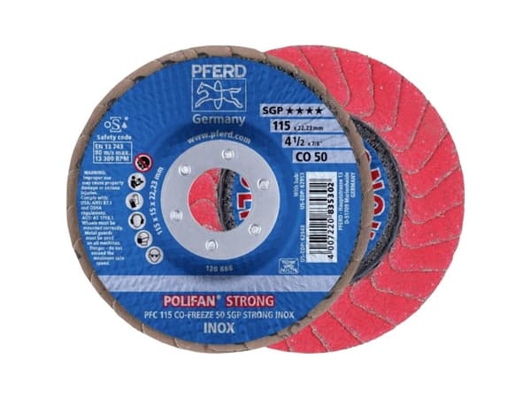 PFERD PFC 115 CO-FREEZE 50 SGP STRONG INOX, Metall, 13300 RPM, 11,5 cm, 10 stykker