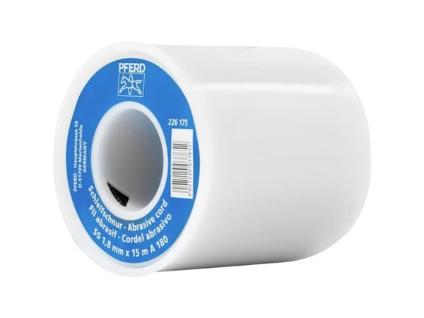 PFERD SS 1,8 mm x 15 m A 180 45019005 Sandpappersrulle Kornstorlek 180 (Ø x L) 1,8 mm x 15 m 1 st