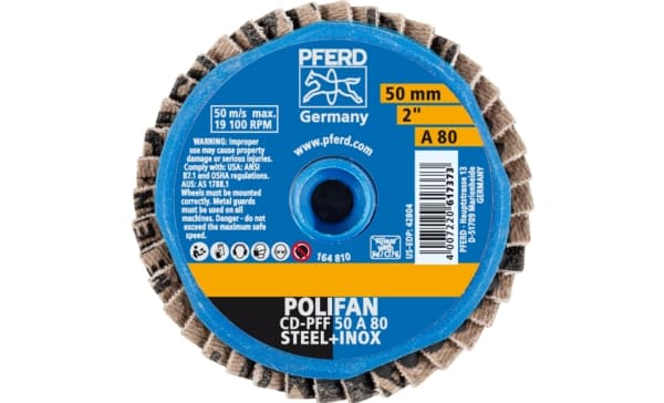 PFERD CD PFF 50 A 80, Metall, 10 styck