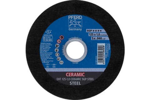 PFERD 61301013, Kutteskive, Flatt senter, Stål, Alle merker, 1,6 cm, 10 cm