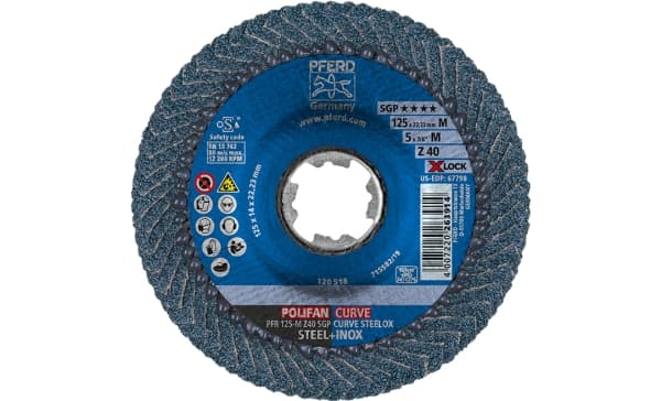 PFERD 67689053, 12,5 cm, 12200 RPM, 40 g, 10 kpl