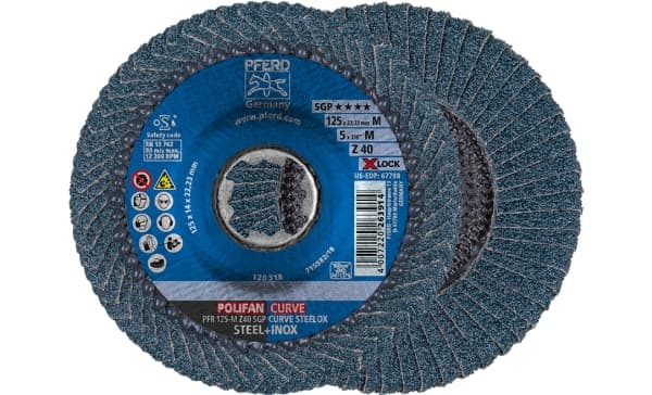 PFERD 67689053, 12,5 cm, 12200 RPM, 40 g, 10 kpl