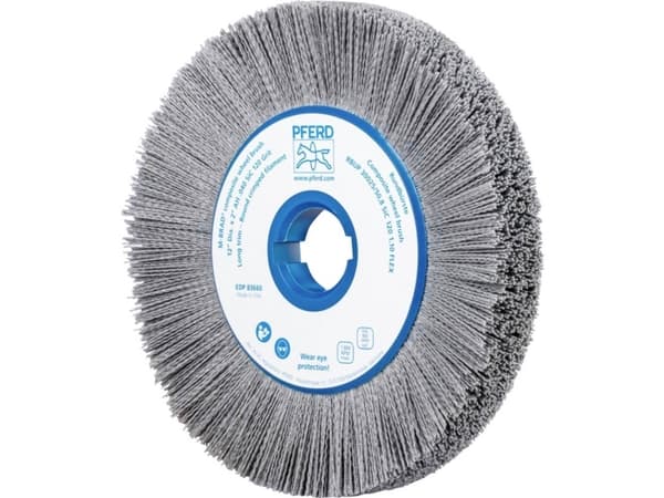 PFERD 79183660, Slipborste, Universal, Silikonkarbid, 1800 RPM, Rund, 5,08 cm