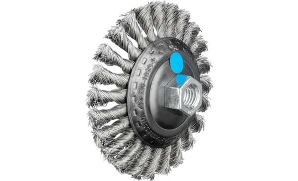 PFERD POS KBG 11515/M14 INOX 0,50, 11,5 cm, 11,5 cm, Stål, Ikke-jernholdig metall, Bronse, Rustfritt stål, Aluminium, 15000 RPM