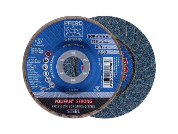 PFERD PFC 115 Z 50 SGP STRONG STEEL, Metall, 13300 RPM, 11,5 cm, 10 styck