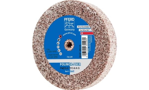 PFERD PNER-H 7513-6 A G, Metall, 10200 RPM, 7,5 cm, 13 mm, 5 styck