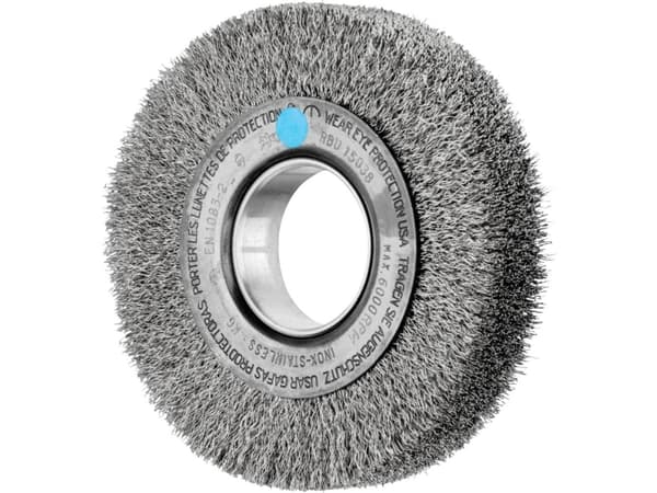 PFERD POS RBU 15038/AK32-2 INOX 0,30, 15 cm, 15 cm, Stål, Ikke-jernholdig metall, Bronse, Rustfritt stål, Aluminium, 6000 RPM