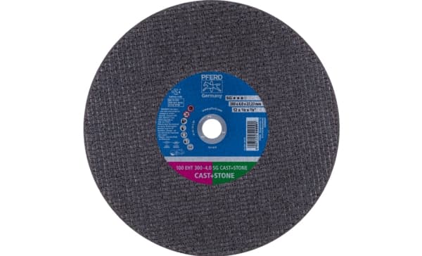 PFERD 100 EHT 300-4,0 SG CAST+STONE/22,23, Gjutjärn, PFERD, 2,22 cm, 30 cm, 6400 RPM, 20 styck