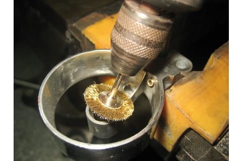 PFERD RBU 1602/3 MES 0,10, 1,6 cm, 1,6 cm, Kirjometalli, Puu, Kupari, 12000 RPM, 10 kpl