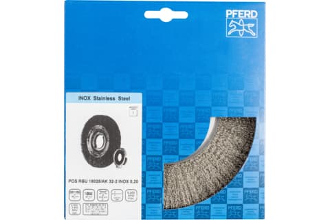 PFERD 43701236, Hiomaharja, yleisharja, 6000 RPM, pyöreä, 5,08 cm, 18 cm