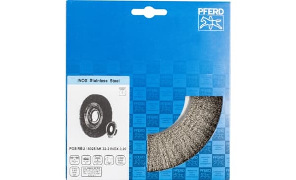 PFERD 43701236, Hiomaharja, yleisharja, 6000 RPM, pyöreä, 5,08 cm, 18 cm