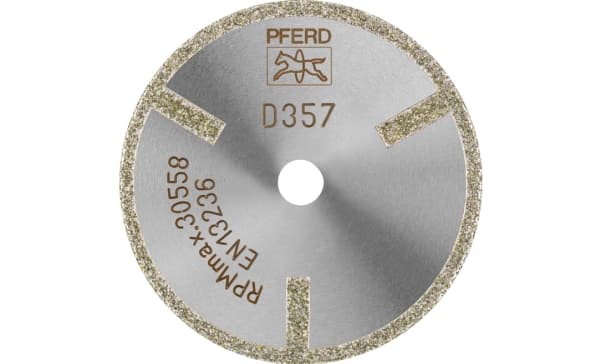 PFERD D1A1R 50-2-6 D 357 GAG, Plast, PFERD, 6 mm, 5 cm, 1 stykker