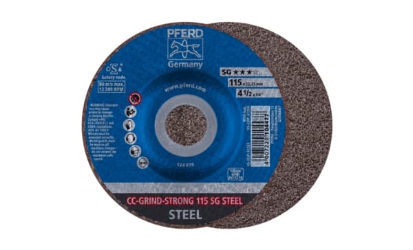 PFERD 64181115, 2,22 cm, 11,5 cm, 13300 RPM, 10 kpl