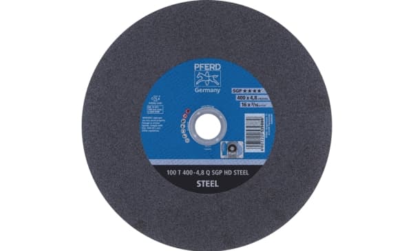 PFERD 100 T 400-4,8 Q SGP HD STEEL/40,0, Stål, PFERD, 4 cm, 40 cm, 4800 RPM, 10 stykker