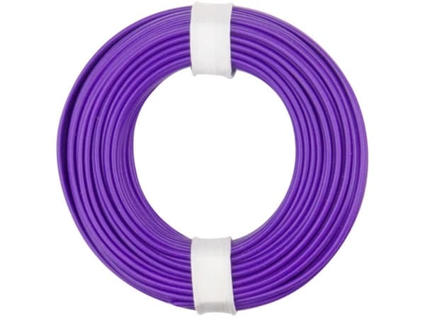 Donau Elektronik 125-016 Tråd 1 x 0,25 mm² Violett 10 m