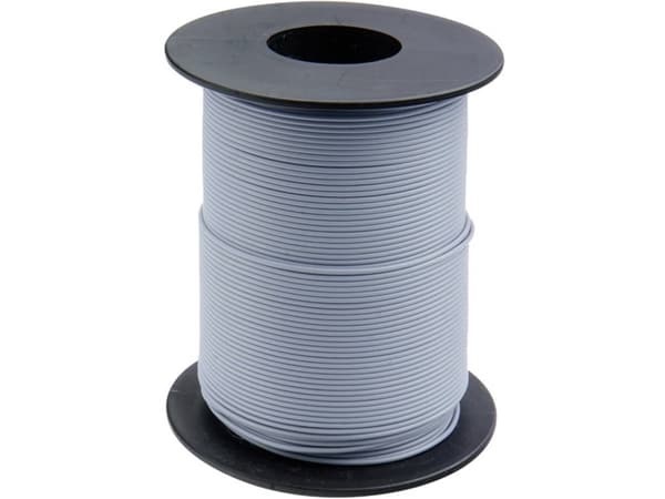 Donau Elektronik 125-S50-9 Johdin 1 x 0,25 mm² Harmaa 50 m