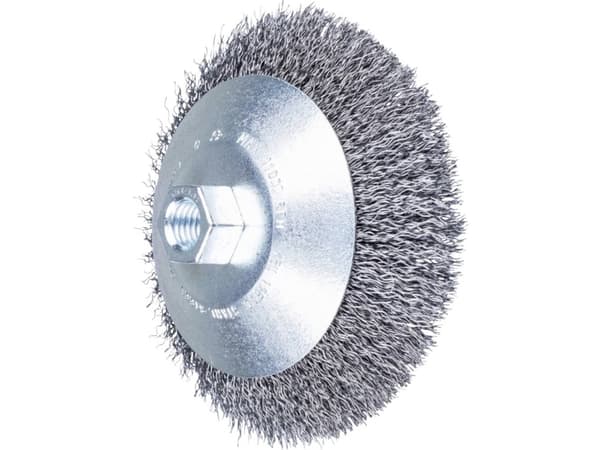 PFERD POS KBU 12510/M14 ST 0,35, Slipebørste, Metall, 11000 RPM, Sølv, 12,5 cm