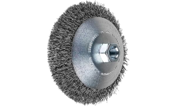 PFERD POS KBU 12510/M14 ST 0,35, Slipebørste, Metall, 11000 RPM, Sølv, 12,5 cm