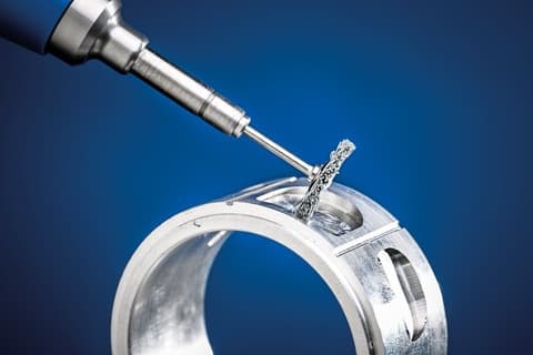 PFERD 43100754, Slipborste, Universal, Silikonkarbid, 12000 RPM, 3 mm, 2,2 cm