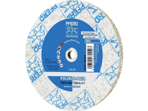 PFERD PNER-MH 7506-6 A F, Metall, 10200 RPM, 7,5 cm, 6 mm, 5 styck