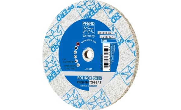 PFERD PNER-MH 7506-6 A F, Metall, 10200 RPM, 7,5 cm, 6 mm, 5 styck