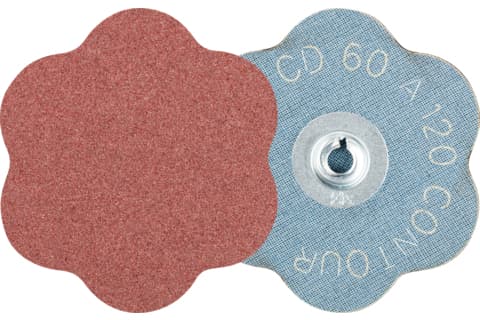 PFERD CD 60 A 120 CONTOUR 42759003 Slipblad Kornstorlek 120 (Ø) 60 mm 50 st