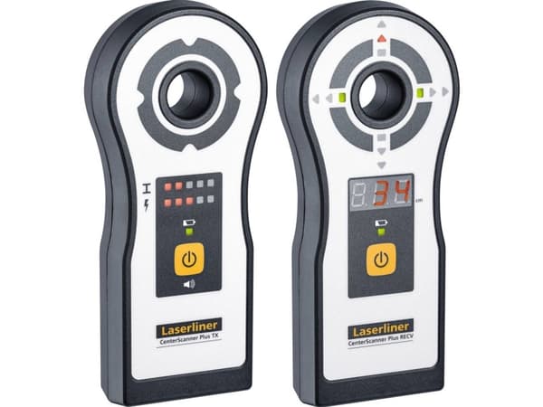 Laserliner CenterScanner Plus, Svart, Grå, -30 - 40 ° C, -40 - 60 ° C, 75 mm, 28 mm, 172 mm