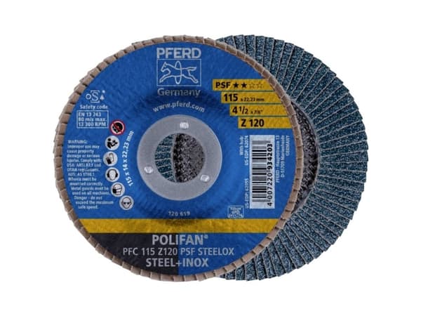 PFERD 67769115, 11,5 cm, 13300 RPM, 120 g, 10 stykker
