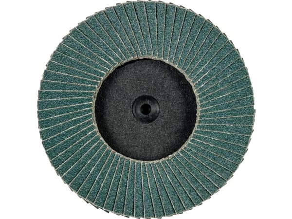 PFERD 47202092 CDR PFF 75 Z 120 Klaffslipskiva Diameter 75 mm Koboltbaserad legering, Brons , Titan, Koppar, Mässing , Rostfritt stål, Grå/duktilt jä