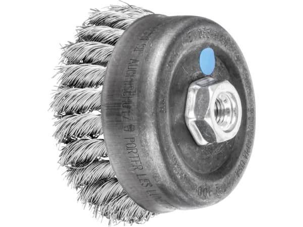 PFERD TBG 100/M14 INOX 0,50, 10 cm, 10 cm, Stål, Ikke-jernholdig metall, Bronse, Rustfritt stål, Aluminium, 9000 RPM